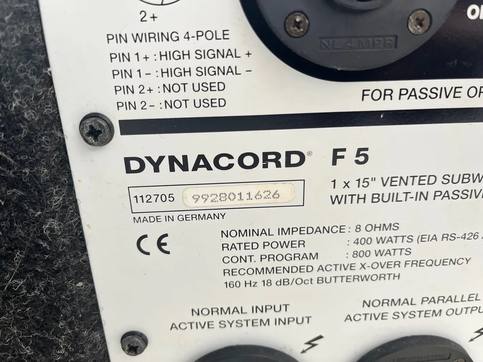 Dynacord F120 / F5 System Bild 5