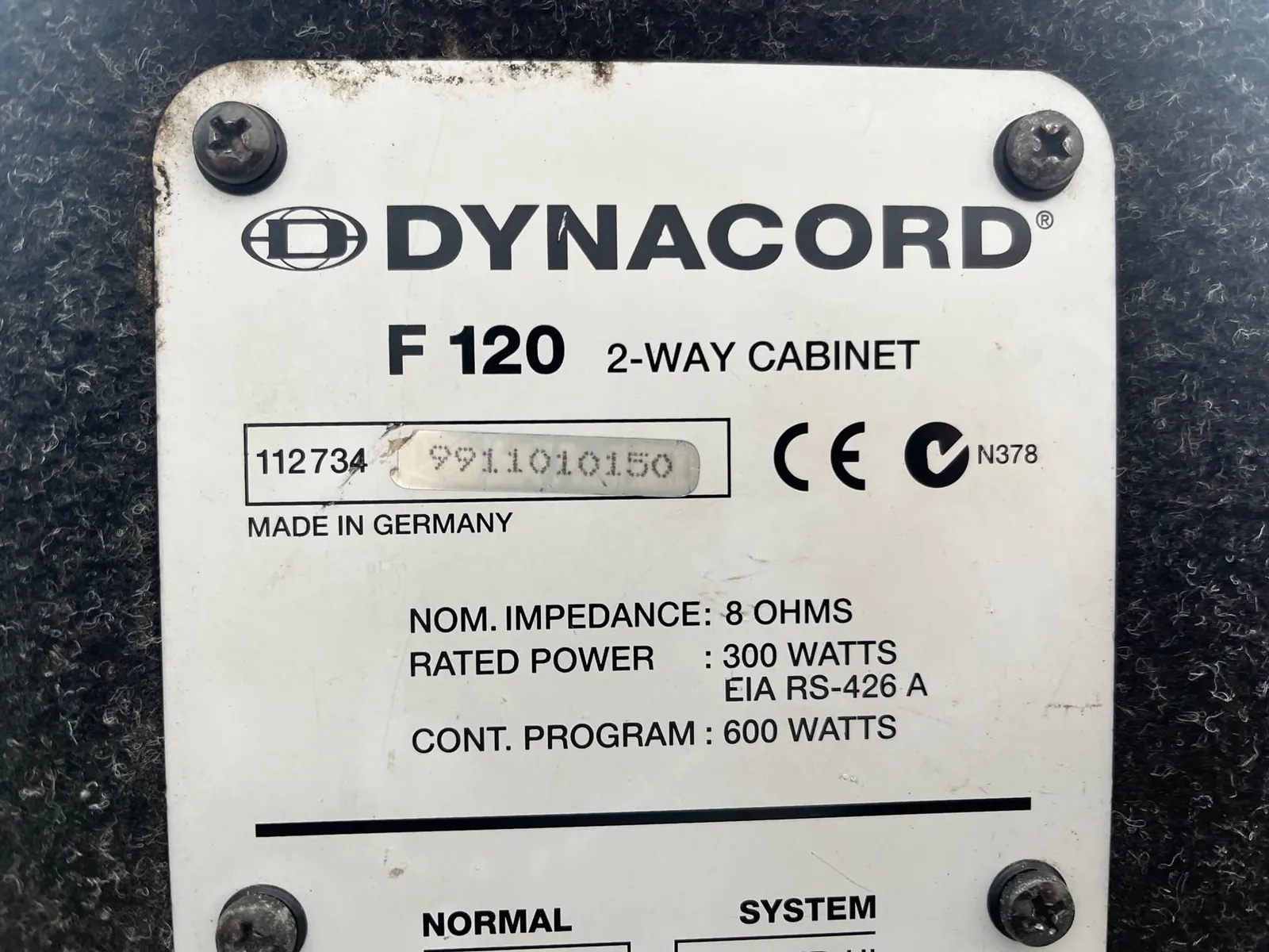 Dynacord F120 / F5 System Bild 4